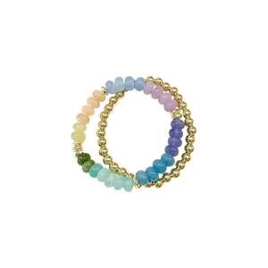 NEW GEMELLI women's jamie bracelet set in light rainbow